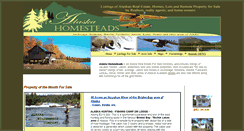 Desktop Screenshot of alaskahomesteads.com