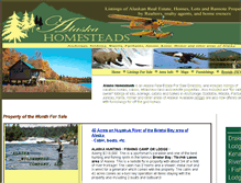 Tablet Screenshot of alaskahomesteads.com